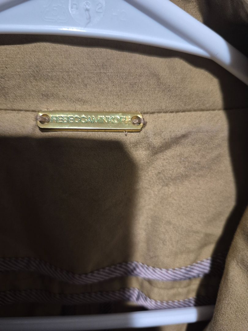 Tan/Brown Rebecca Minkoff Trench Coat, S