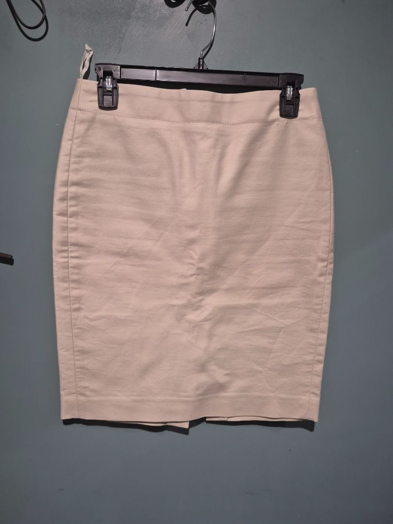Cream J. Crew No. 2 Pencil Skirt, 0