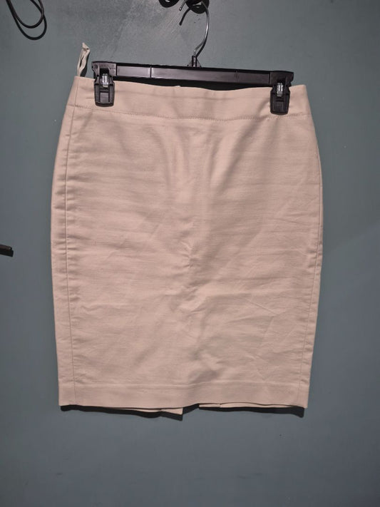 Cream J. Crew No. 2 Pencil Skirt, 0