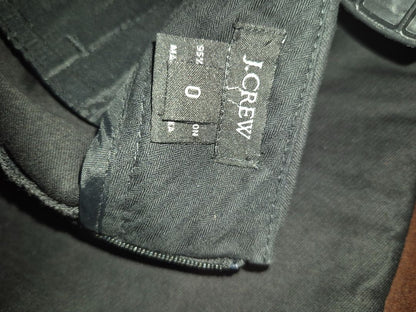 Black J. Crew No. 2 Pencil Skirt, 0
