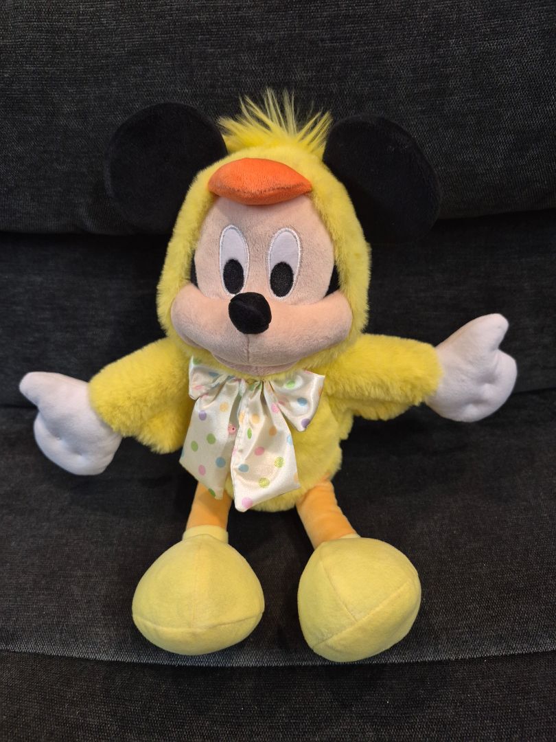 Yellow Disney Micky Mouse in Chick Costume, 13"