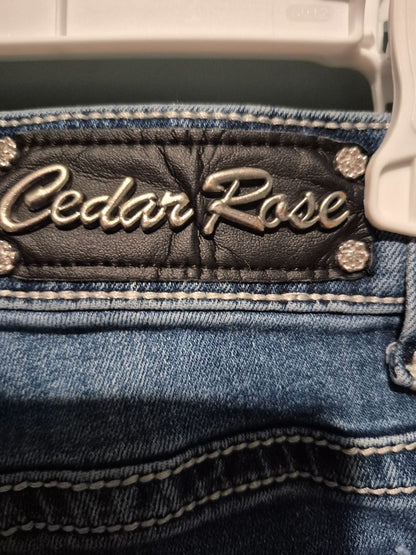 Cedar Rose Denim Jeans, 14 Youth