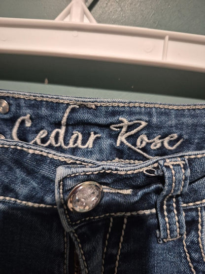 Cedar Rose Denim Jeans, 14 Youth