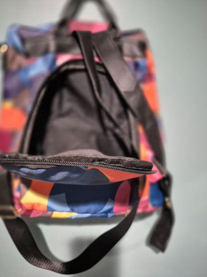 Multi  Backpack Type Bag/Purse, 13" × 14"