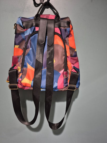 Multi  Backpack Type Bag/Purse, 13" × 14"