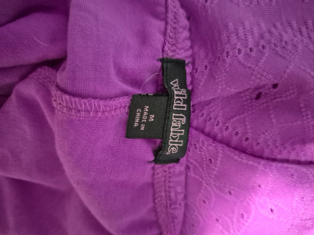 Purple Wild Fable Halter Dress, M