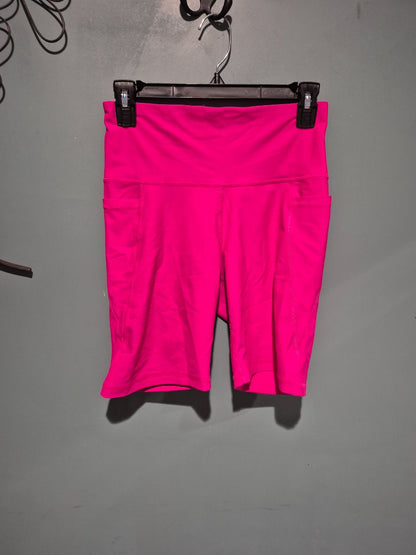 Hot Pink Old Navy Active Spandex Shorts w/Pockets, M