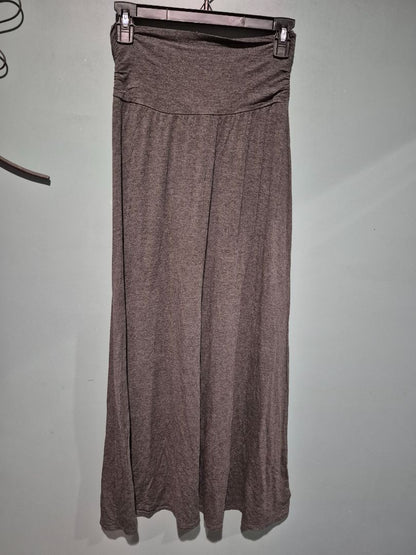 Dk Grey AB Studios A Line Maxi Skirt