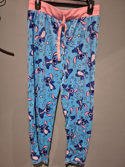 Blue Disney Stitch Sleepwear Pants, Large