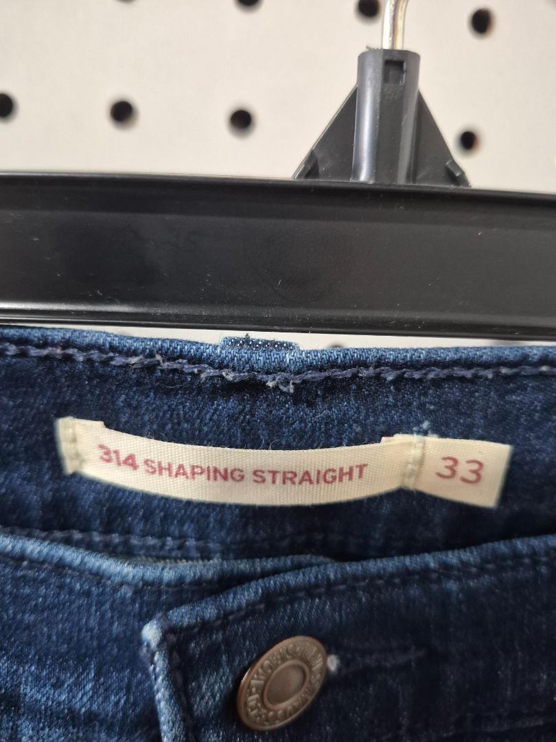 Denim Levi Strauss 314 Shaping Straight Jeans, 33