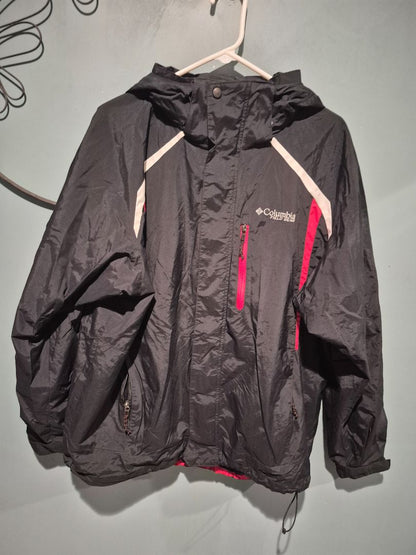 Columbia Jacket Black/Red (sz L)