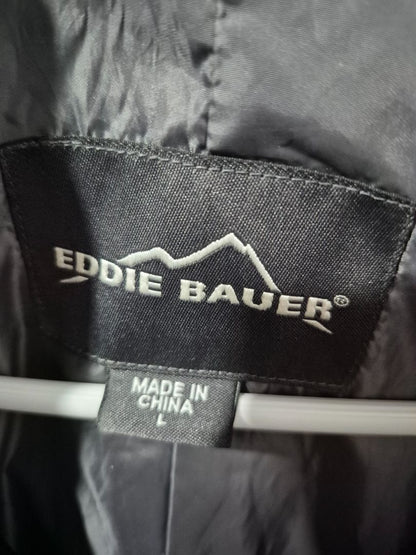 Black Eddie Bauer Rain Jacket, L