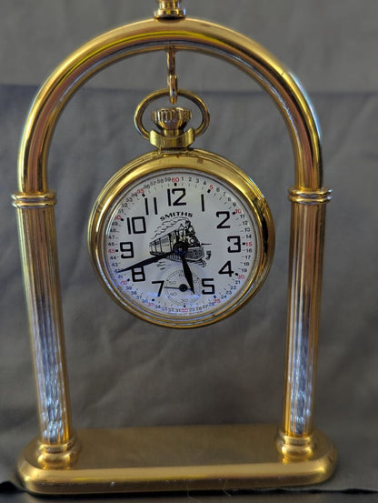 Vintage Smiths Locomotive Pocket Watch – Gold Tone - Serviced