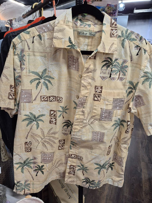 Yellow Batik Bay Hawaiian Shirt