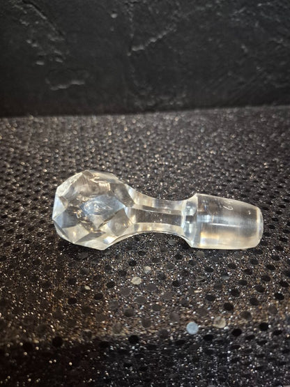 Antique Glass Wine Bottle Stopper, AS IS, 3.25"