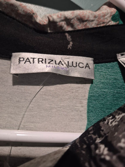 Abstract Patrizia Luca High-Low Tunic Shirt, L