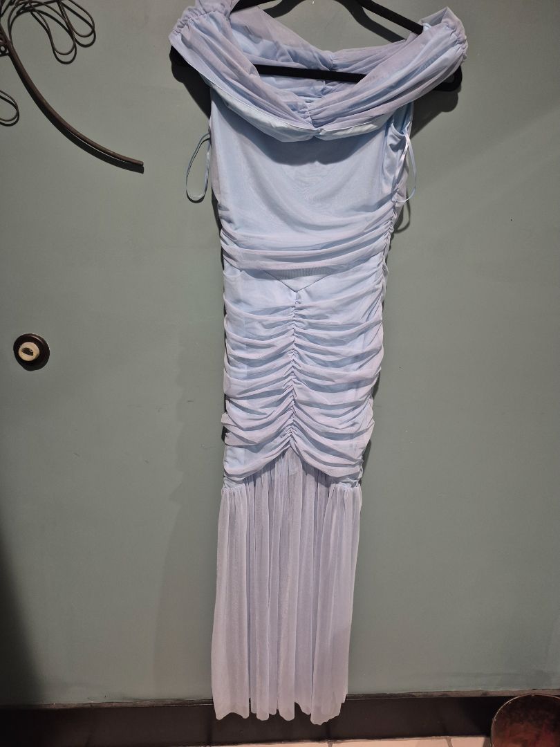 Blue CBR Full Length Dress, S