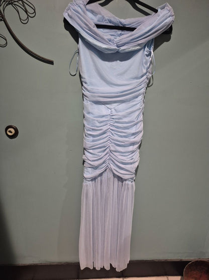 Blue CBR Full Length Dress, S