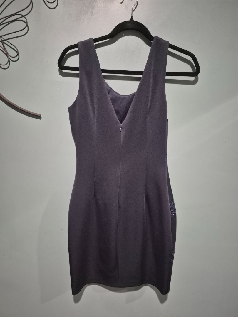 Navy w/Diagonal Sequins Guess Bodycon Dress