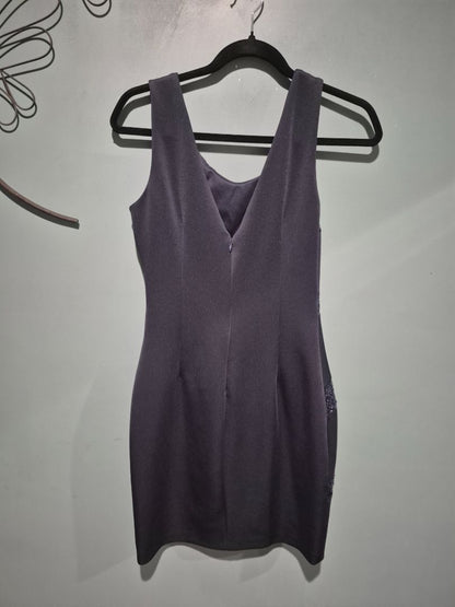 Navy w/Diagonal Sequins Guess Bodycon Dress