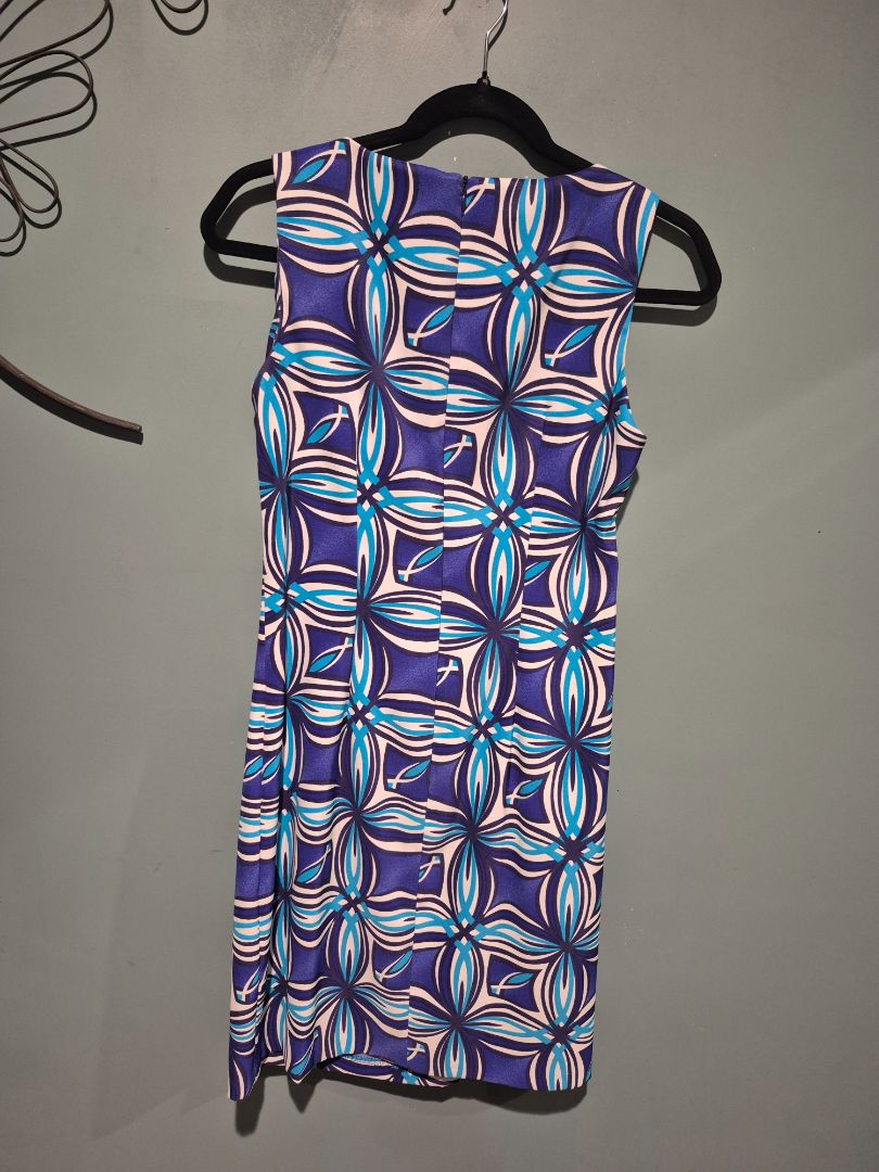 Blue Pattern Dress Barn Dress, 6