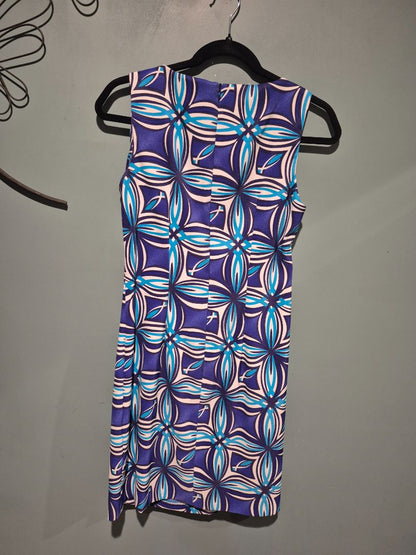 Blue Pattern Dress Barn Dress, 6