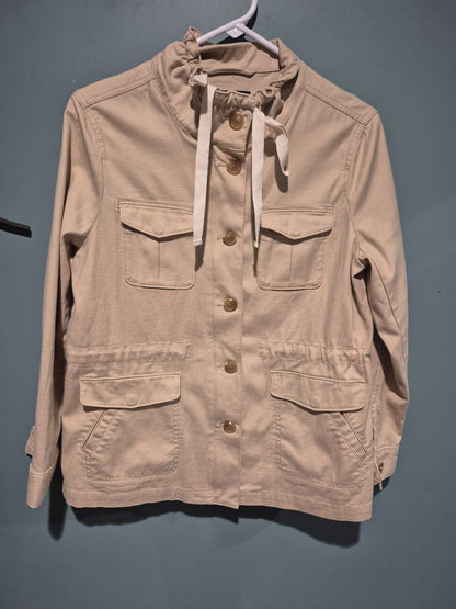 Beige Talbots Safari Jacket, Petite