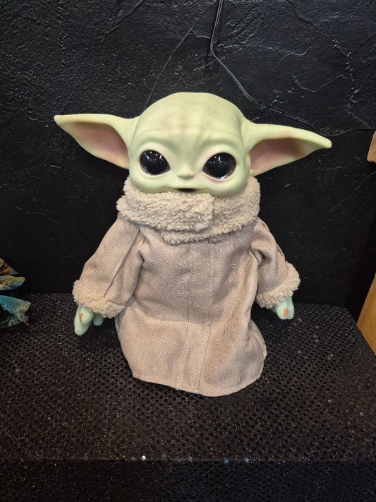 Mattel Star Wars Mandalorian The Child Baby Yoda Grogu Plush Toy, 11"