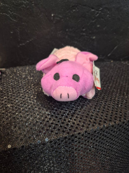 Pink Zanies Cordurory Chums Pig Squeeky Dog Toy, 6
