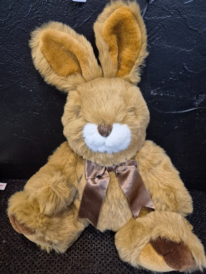 Brown Rabbit Plushie, 14"