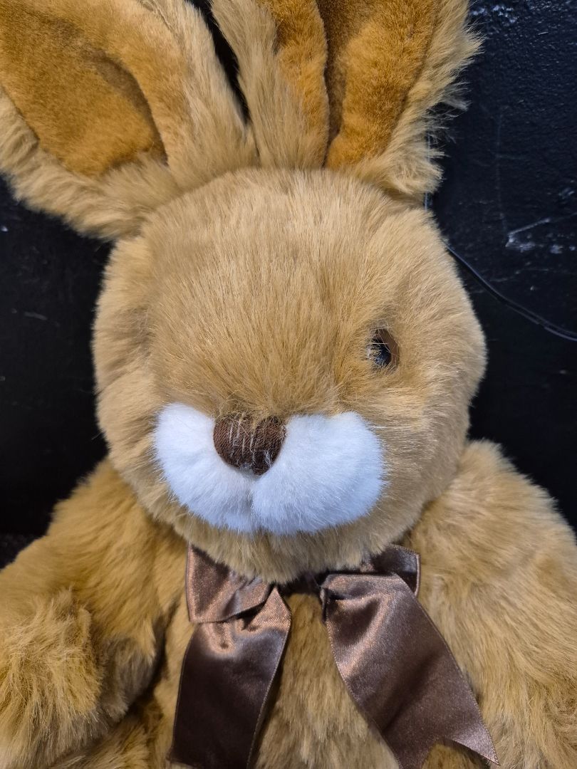 Brown Rabbit Plushie, 14"