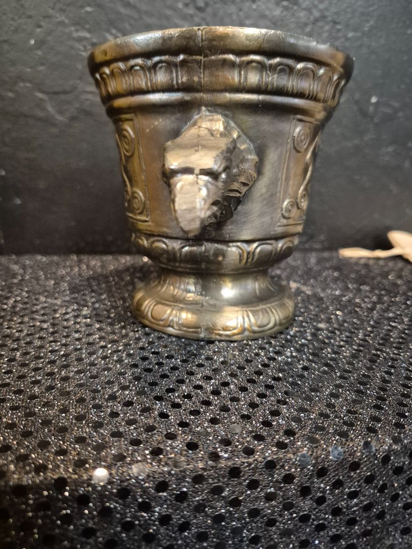 Vintage Apothecary Mortar w /Eagle Handles