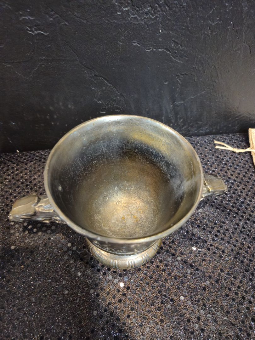 Vintage Apothecary Mortar w /Eagle Handles