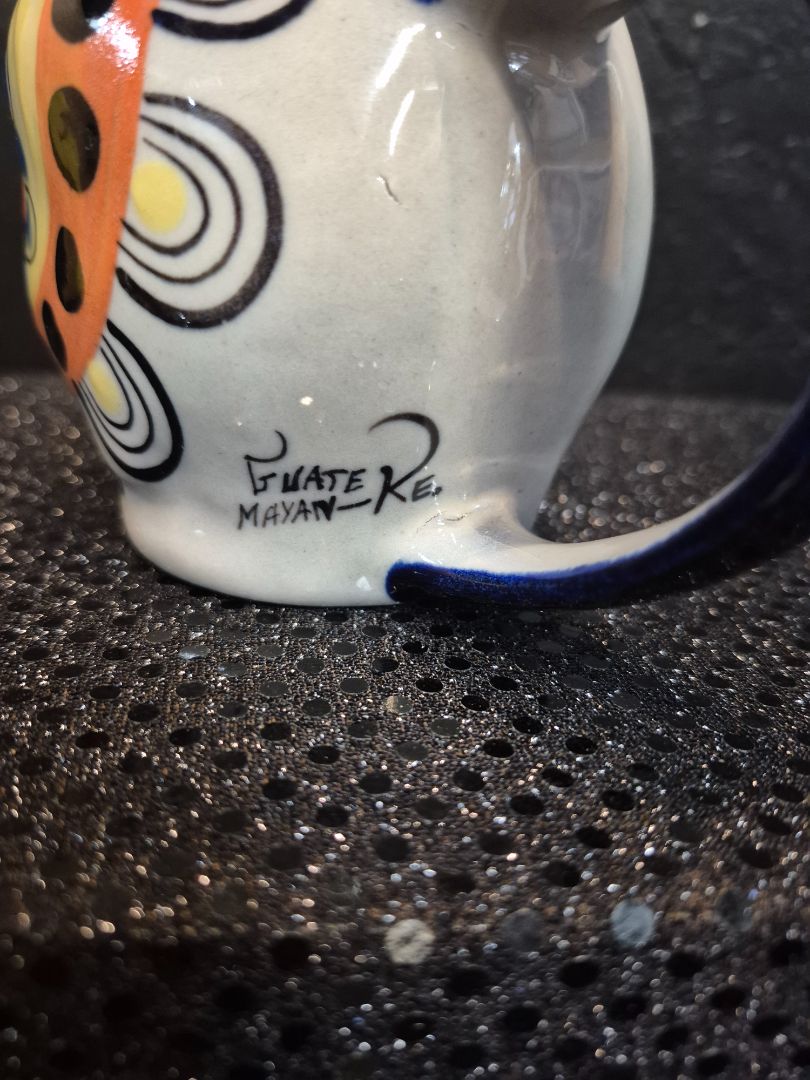 Hand Painted Sugar Skull Mug, 4"