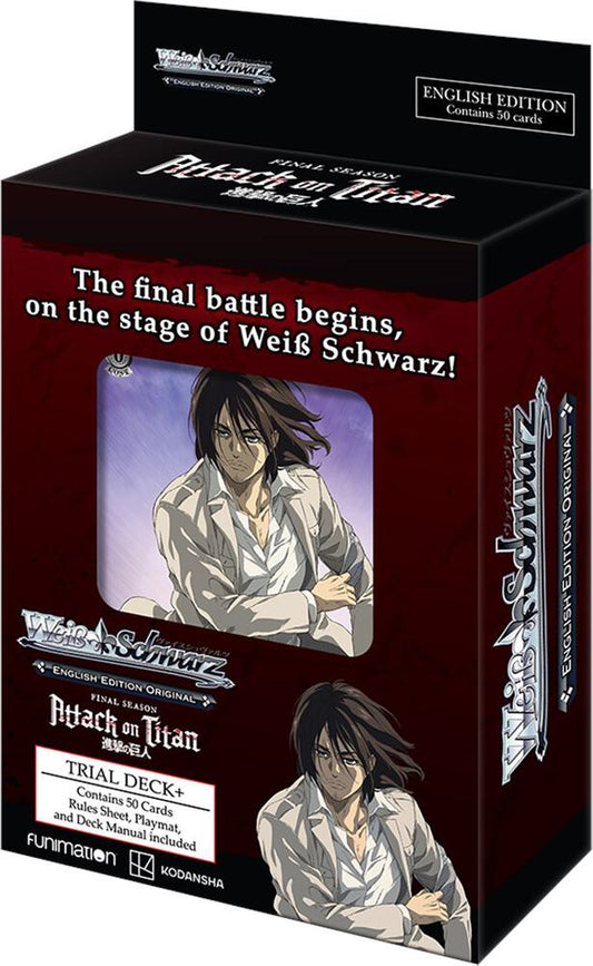 brown Weiss Schwarz Weiss Schwarz - Attack on Titan: Final Season Trial Deck+, 3 x 2 x 1