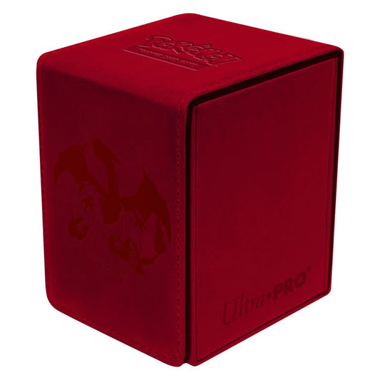 Red Ultra Pro Pokemon TCG Supplies - Alcove Flipbox - Charizard