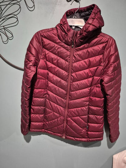 Burgendy Lole Puffer Jacket, S