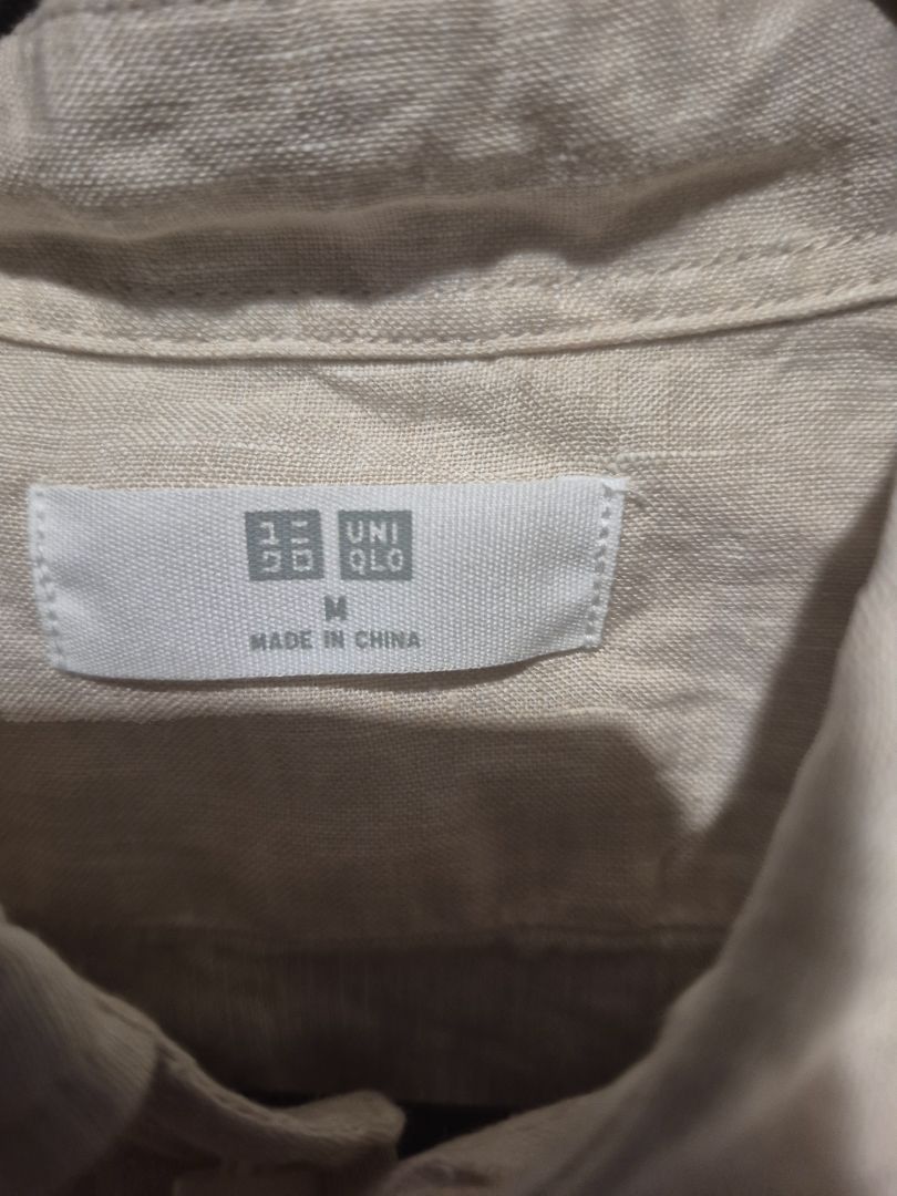 Beige  Long Sleeved Button up, M