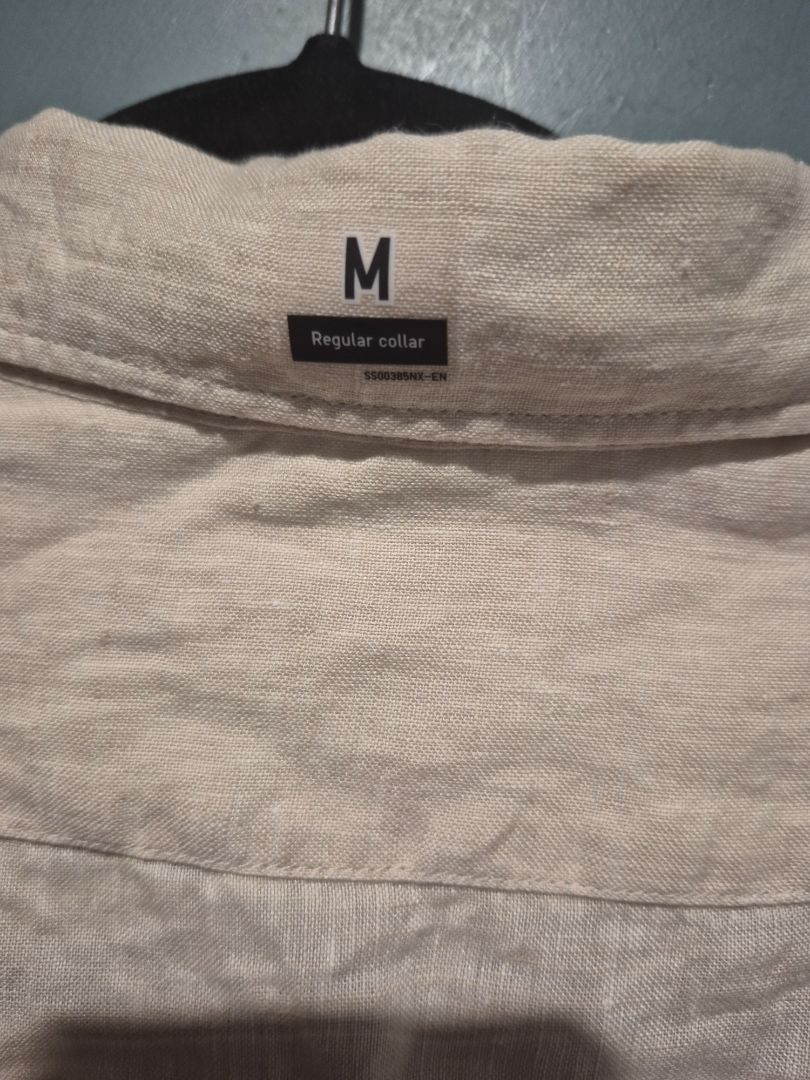 Beige  Long Sleeved Button up, M