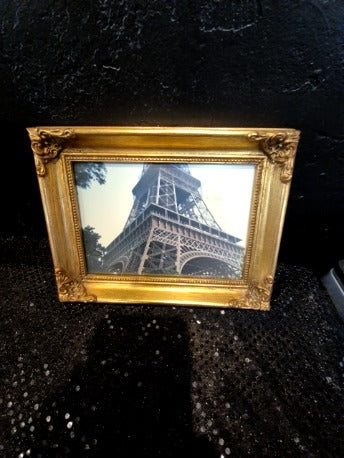 Framed art eiffel tower