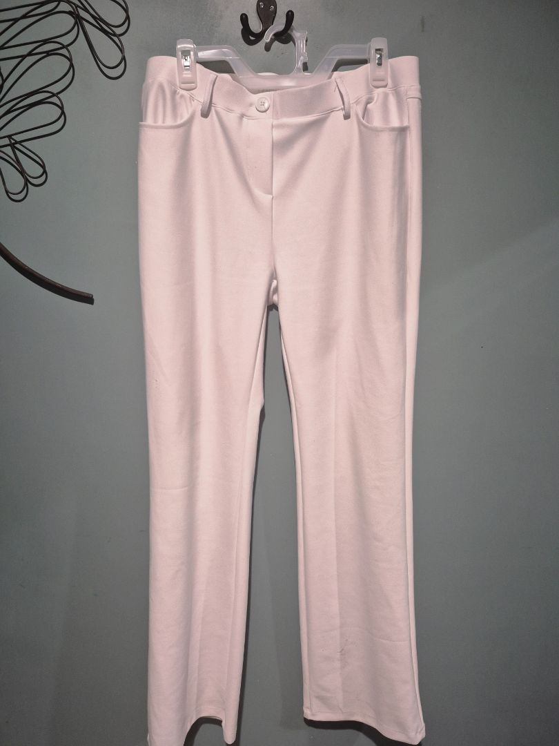 White Tapata High waist dress pants, LG