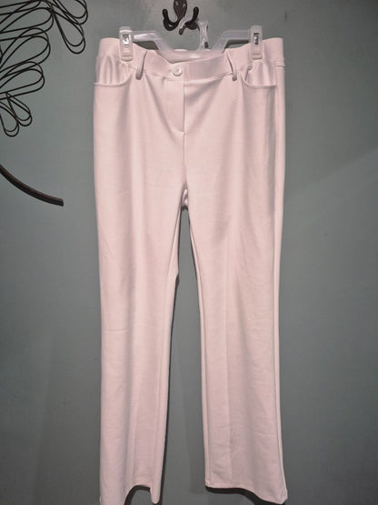 White Tapata High waist dress pants, LG