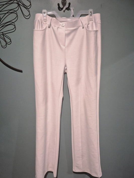 White Tapata High waist dress pants, LG