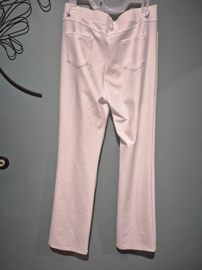 White Tapata High waist dress pants, LG