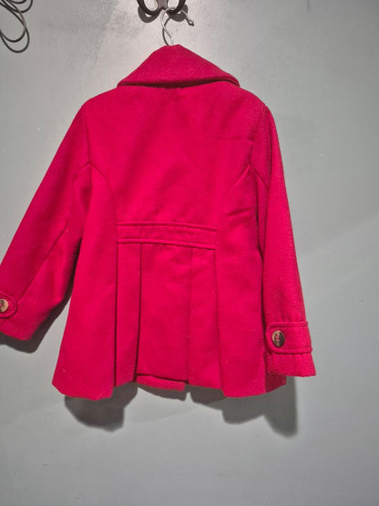 Red Old Navy Double-Breasted Peacoat, 5T