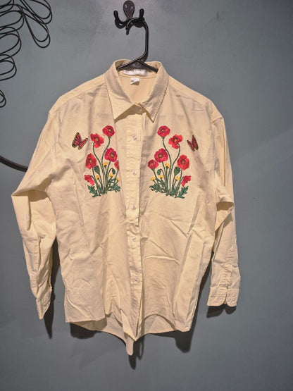 Yellow Casey Coleman Long Sleeve Button Up