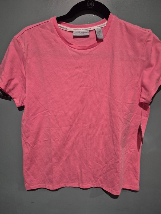 Pink Valerie Stevens Short Sleeve T-Shirt, New w/Tags, M