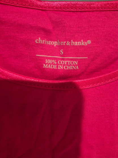 Pink Christopher & Banks Tank Top, New w/Tags, S