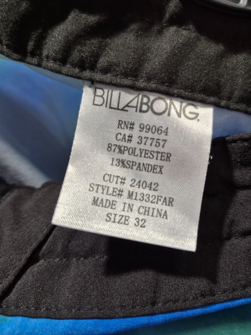 Multi Billabong Swim Trunks, PlatinumX, 32