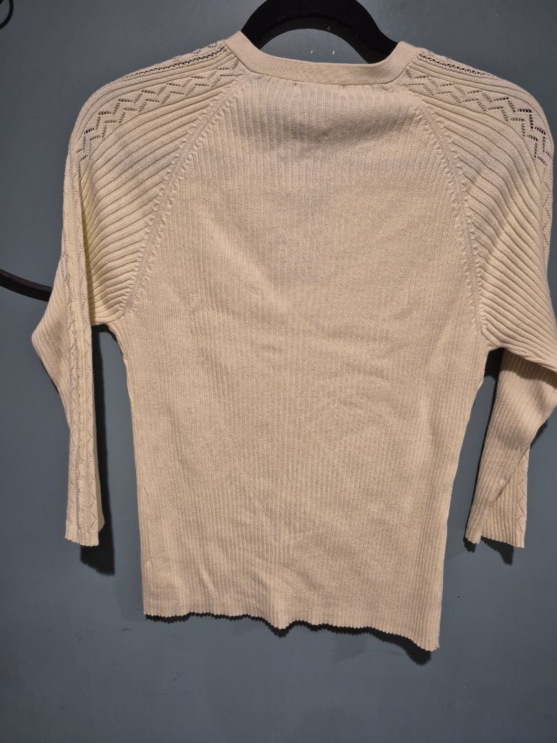 Dockers Women's Yellow Cardigan (sz L)